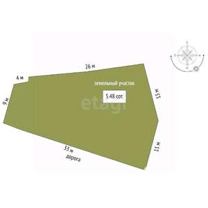 Дом 190м², 2-этажный, участок 5 сот.  