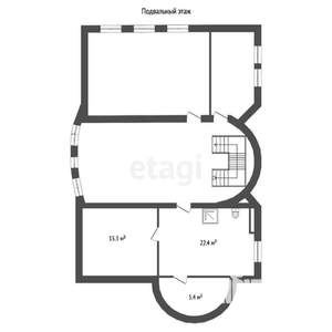 Дом 510м², 2-этажный, участок 9 сот.  