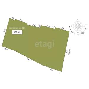 Дом 162м², 2-этажный, участок 7 сот.  