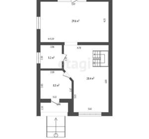Дом 161м&sup2;, 2-этажный, участок 3 сот.  