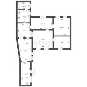 Дом 121м², 1-этажный, участок 6 сот.  