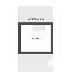 Дом 54м², 2-этажный, участок 5 сот.  