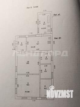 Дом 74м&sup2;, 1-этажный, участок 2 сот.  