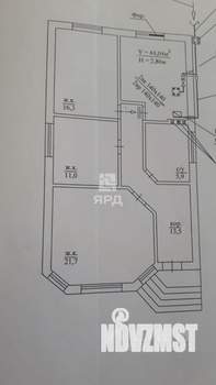 Дом 90м², 1-этажный, участок 3 сот.  