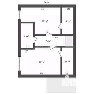 Дом 146м&sup2;, 2-этажный, участок 3 сот.  