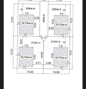 Дом 79м&sup2;, 1-этажный, участок 3 сот.  