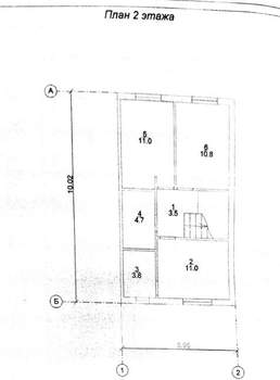 Дом 130м², 2-этажный, участок 2 сот.  