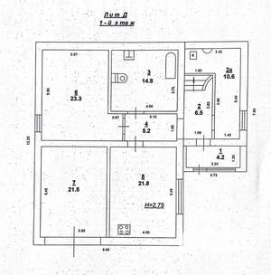 Дом 314м², 3-этажный, участок 6 сот.  