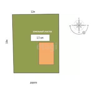 Дача 70м², 2-этажный, участок 2 сот.  
