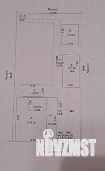 Дом 74м&sup2;, 1-этажный, участок 450 сот.  