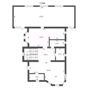 Дом 325м², 3-этажный, участок 6 сот.  