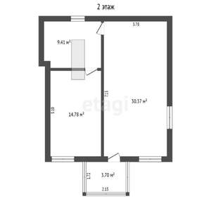 Дом 118м², 2-этажный, участок 3 сот.  