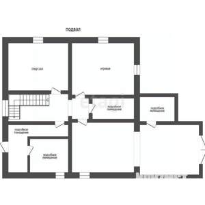 Дом 640м², 2-этажный, участок 6 сот.  
