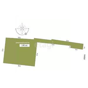 Дом 265м², 2-этажный, участок 3 сот.  