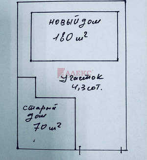 Дом 180м², 2-этажный, участок 4 сот.  