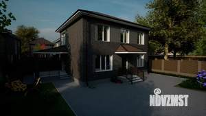 Дом 104м&sup2;, 2-этажный, участок 4 сот.  