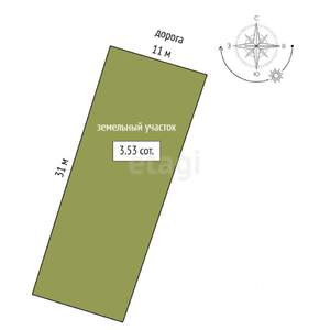 Дом 180м², 2-этажный, участок 4 сот.  