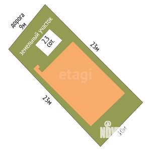 Дом 254м&sup2;, 2-этажный, участок 2 сот.  