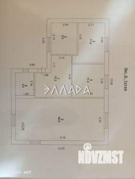 Дом 89м&sup2;, 1-этажный, участок 6 сот.  
