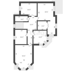 Дом 264м², 2-этажный, участок 3 сот.  