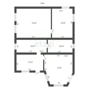 Дом 215м², 2-этажный, участок 8 сот.  