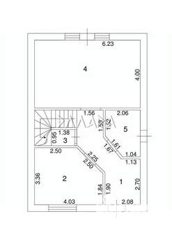 Дом 115м², 2-этажный, участок 3 сот.  