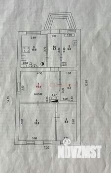 Дом 69м², 1-этажный, участок 2 сот.  