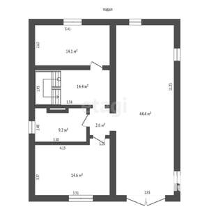 Дом 360м², 3-этажный, участок 8 сот.  
