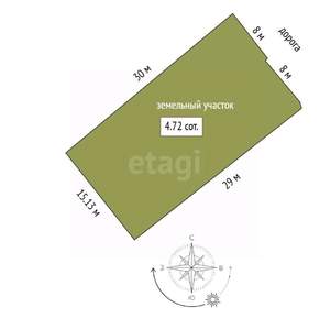 Дом 168м², 2-этажный, участок 5 сот.  