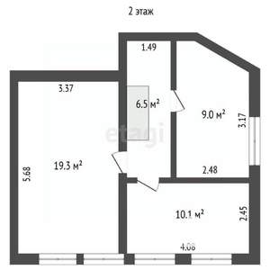 Дом 90м², 2-этажный, участок 3 сот.  