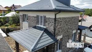 Дом 136м&sup2;, 2-этажный, участок 3 сот.  