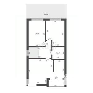 Дом 195м², 2-этажный, участок 3 сот.  