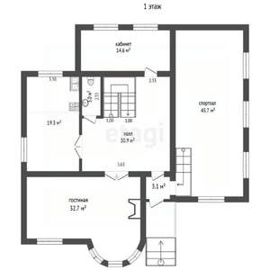 Дом 444м², 4-этажный, участок 7 сот.  