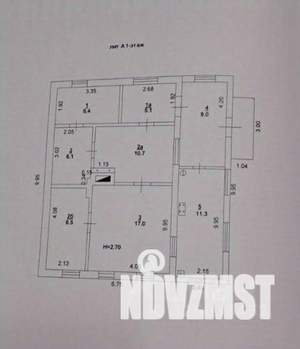 Дом 74м&sup2;, 1-этажный, участок 450 сот.  
