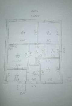 Дом 80м², 1-этажный, участок 3 сот.  