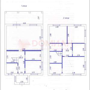 Дом 216м&sup2;, 2-этажный, участок 3 сот.  