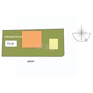 Дом 505м², 3-этажный, участок 9 сот.  