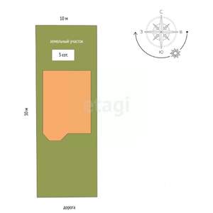 Дом 150м², 2-этажный, участок 3 сот.  