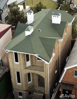 Дом 165м&sup2;, 3-этажный, участок 3 сот.  