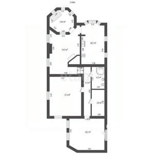 Дом 245м², 2-этажный, участок 4 сот.  