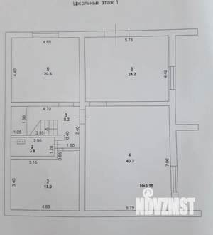 Дом 460м², 3-этажный, участок 8 сот.  