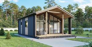 Дом 49м&sup2;, 1-этажный, участок 3 сот.  