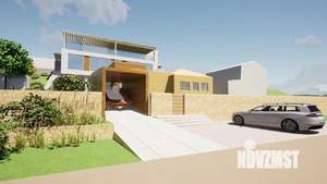 Дом 104м&sup2;, 1-этажный, участок 11 сот.  