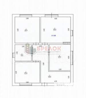 Дом 90м², 1-этажный, участок 3 сот.  