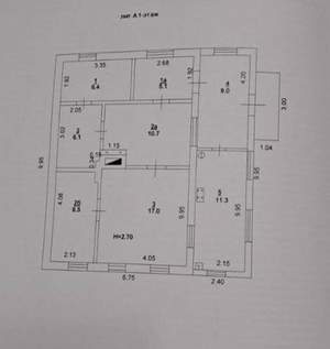 Дом 74м&sup2;, 1-этажный, участок 450 сот.  