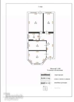 Дом 94м&sup2;, 1-этажный, участок 4 сот.  