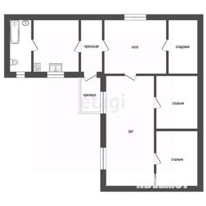 Дом 48м&sup2;, 1-этажный, участок 2 сот.  