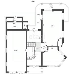 Дом 680м&sup2;, 2-этажный, участок 14 сот.  