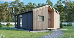 Дом 49м&sup2;, 1-этажный, участок 3 сот.  