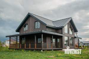 Дом 216м&sup2;, 2-этажный, участок 4 сот.  